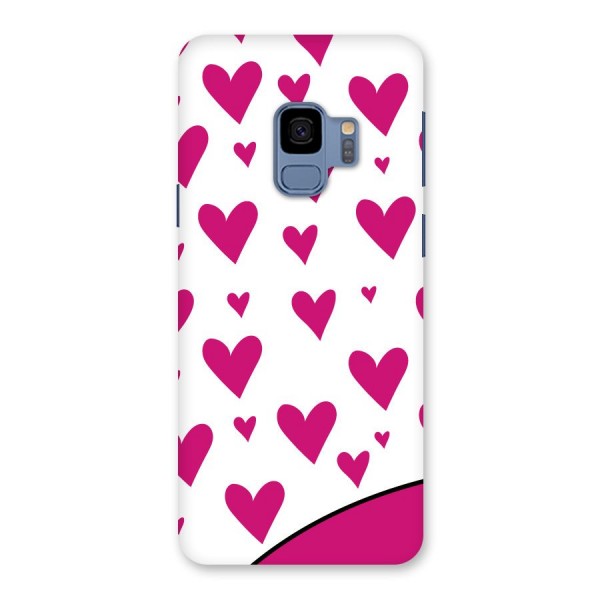 Romantic Couples with Hearts Back Case for Galaxy S9