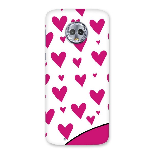 Romantic Couples with Hearts Back Case for Moto G6