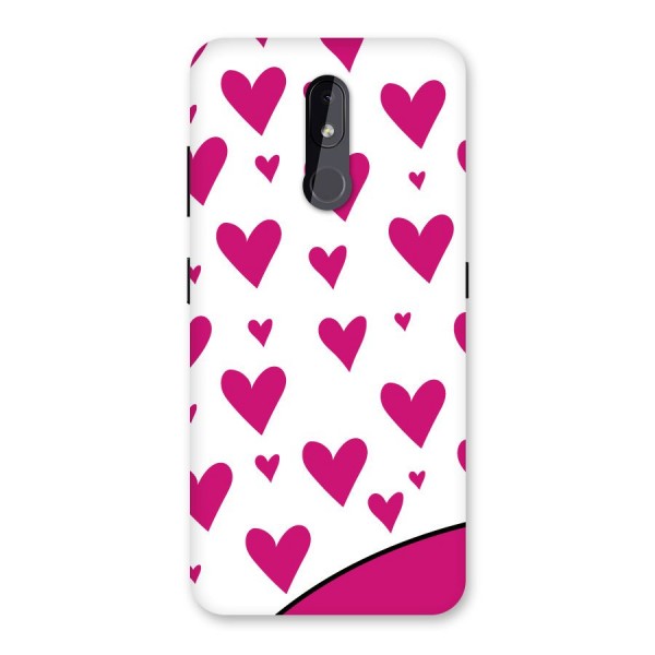 Romantic Couples with Hearts Back Case for Nokia 3.2