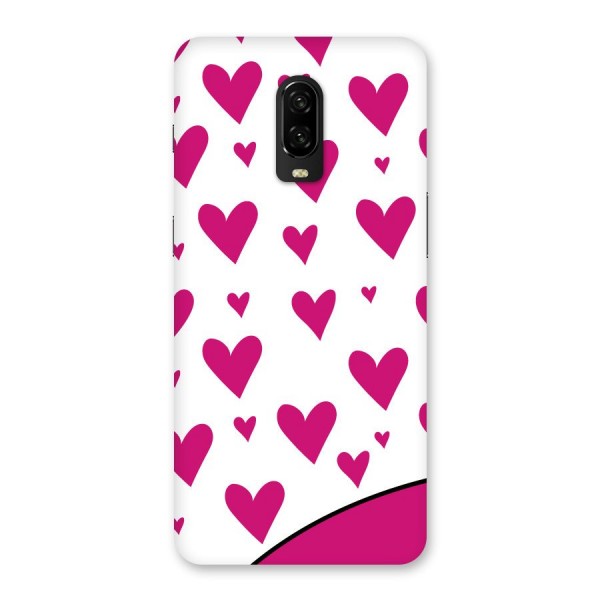 Romantic Couples with Hearts Back Case for OnePlus 6T