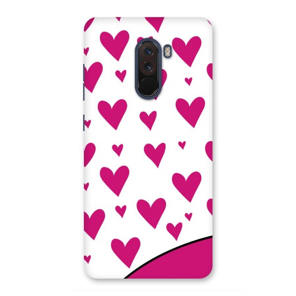 Romantic Couples with Hearts Back Case for Poco F1