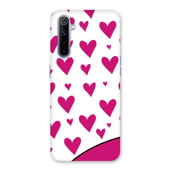 Romantic Couples with Hearts Back Case for Realme 6