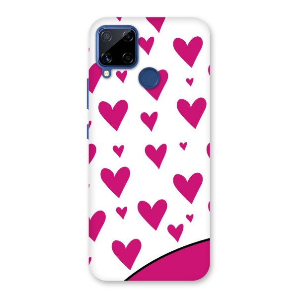 Romantic Couples with Hearts Back Case for Realme C12