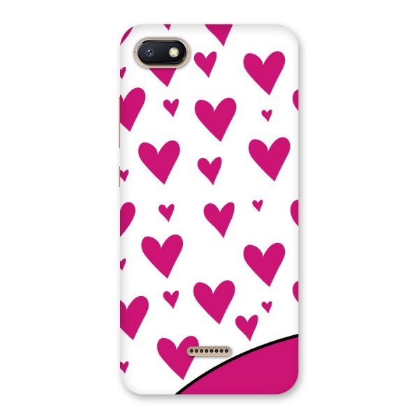 Romantic Couples with Hearts Back Case for Redmi 6A