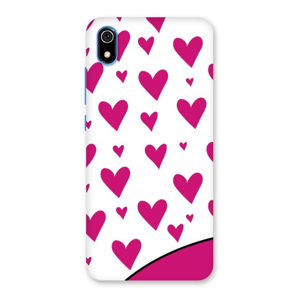 Romantic Couples with Hearts Back Case for Redmi 7A