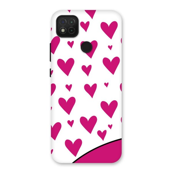 Romantic Couples with Hearts Back Case for Redmi 9C