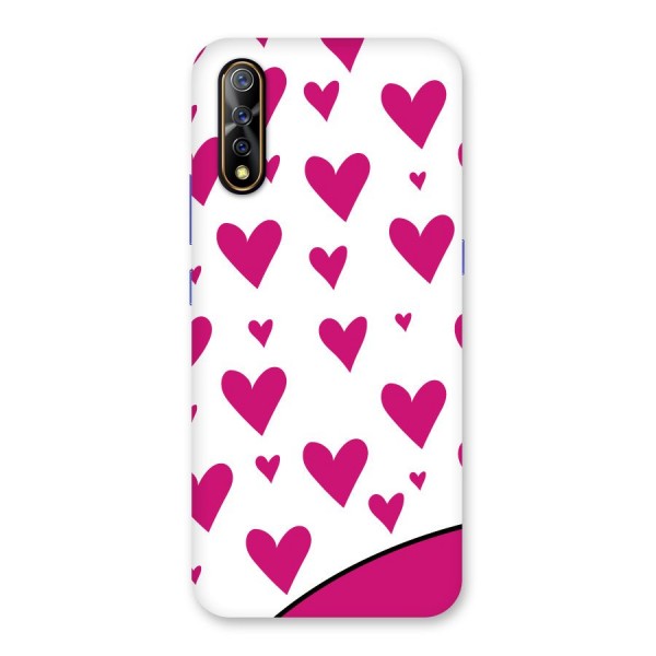 Romantic Couples with Hearts Back Case for Vivo S1