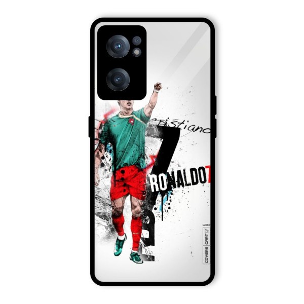 Ronaldo In Portugal Jersey Glass Back Case for OnePlus Nord CE 2 5G