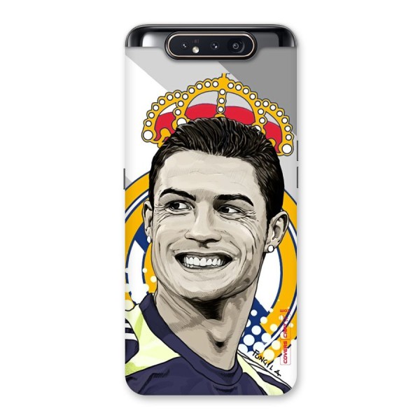 Ronaldo Madrid King Back Case for Galaxy A80