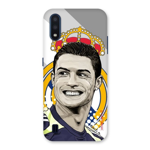 Ronaldo Madrid King Back Case for Galaxy M01