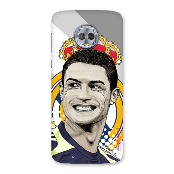 Ronaldo Madrid King Back Case for Moto G6