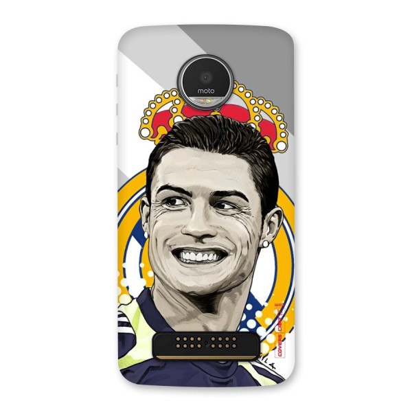 Ronaldo Madrid King Back Case for Moto Z Play