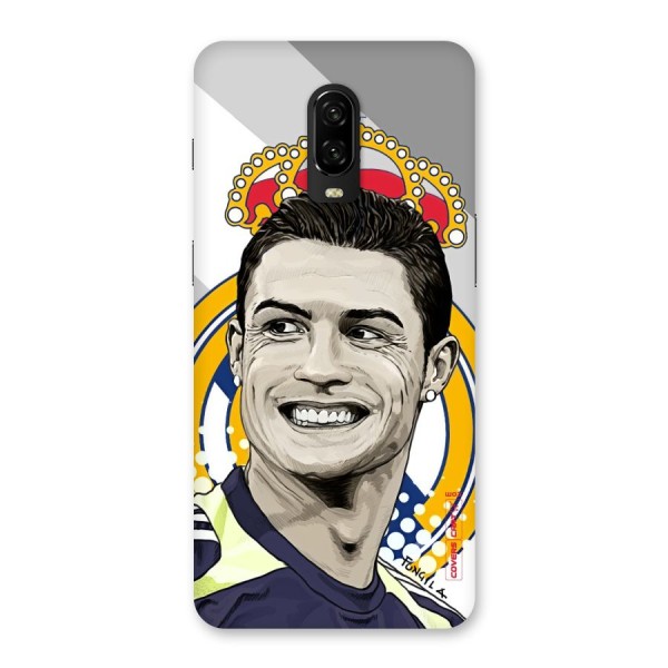 Ronaldo Madrid King Back Case for OnePlus 6T