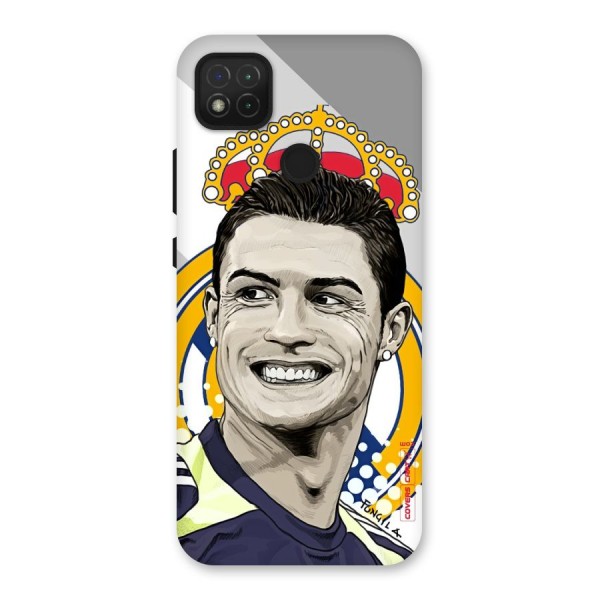 Ronaldo Madrid King Back Case for Redmi 9C