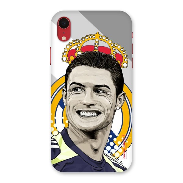 Ronaldo Madrid King Back Case for iPhone XR