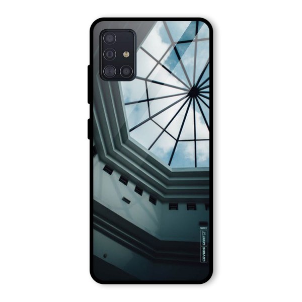 Rooftop Perspective Glass Back Case for Galaxy A51