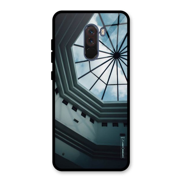 Rooftop Perspective Glass Back Case for Poco F1