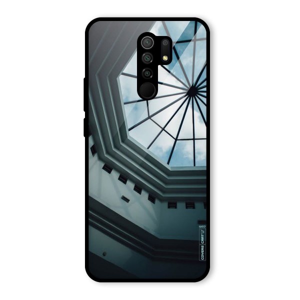 Rooftop Perspective Glass Back Case for Redmi 9 Prime