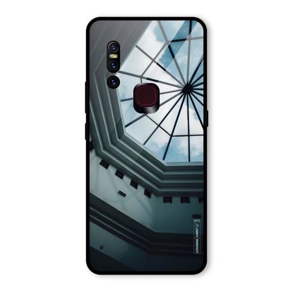 Rooftop Perspective Glass Back Case for Vivo V15