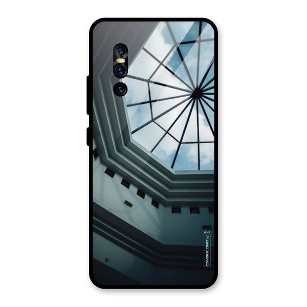 Rooftop Perspective Glass Back Case for Vivo V15 Pro