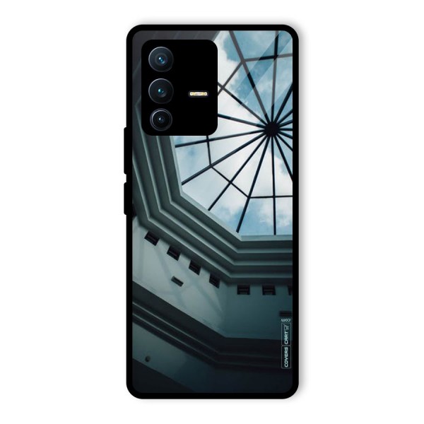 Rooftop Perspective Glass Back Case for Vivo V23 Pro