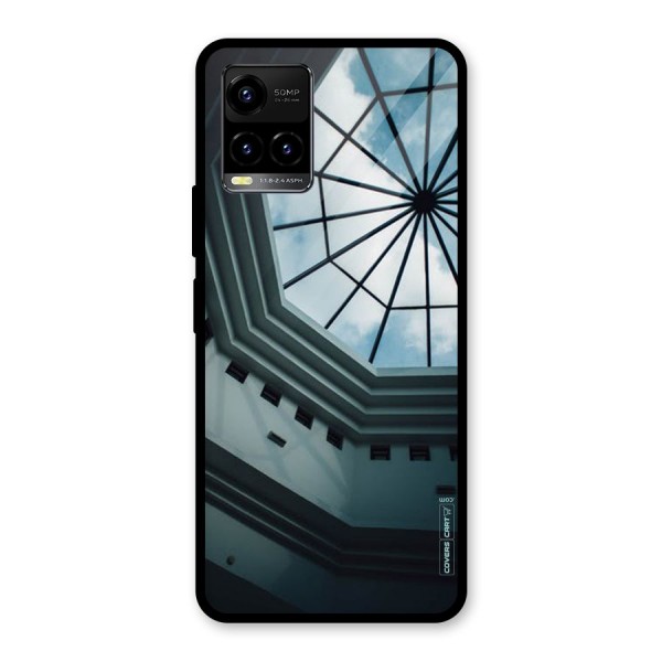 Rooftop Perspective Glass Back Case for Vivo Y21 2021