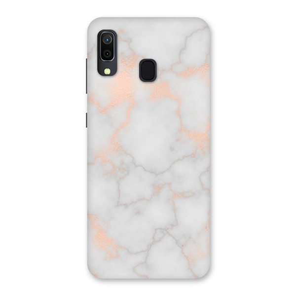 RoseGold Marble Back Case for Galaxy A20