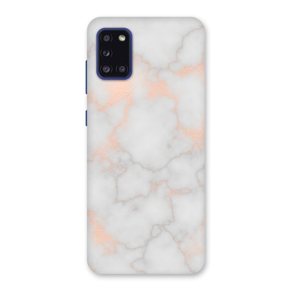 RoseGold Marble Back Case for Galaxy A31