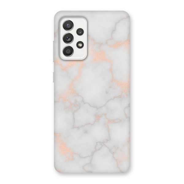 RoseGold Marble Back Case for Galaxy A52