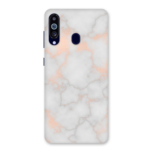 RoseGold Marble Back Case for Galaxy A60