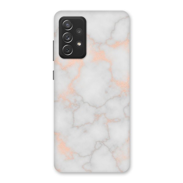 RoseGold Marble Back Case for Galaxy A72