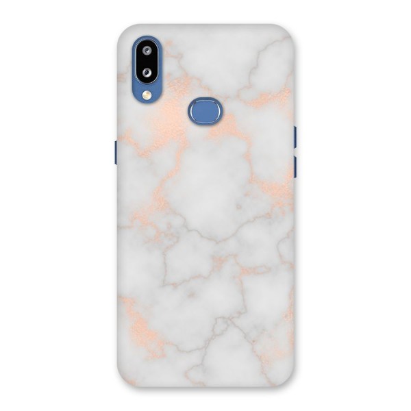 RoseGold Marble Back Case for Galaxy M01s