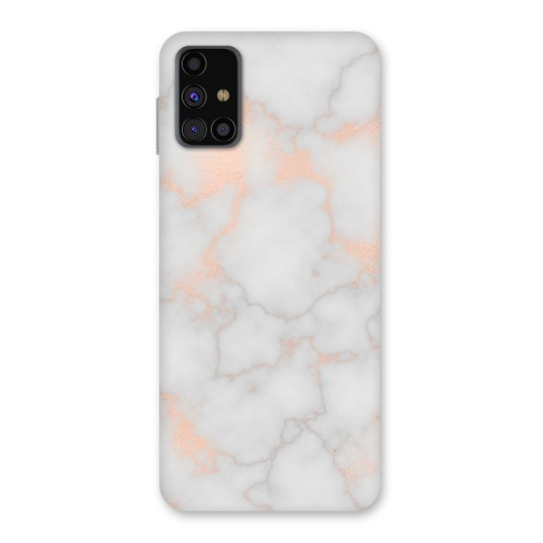 RoseGold Marble Back Case for Galaxy M31s