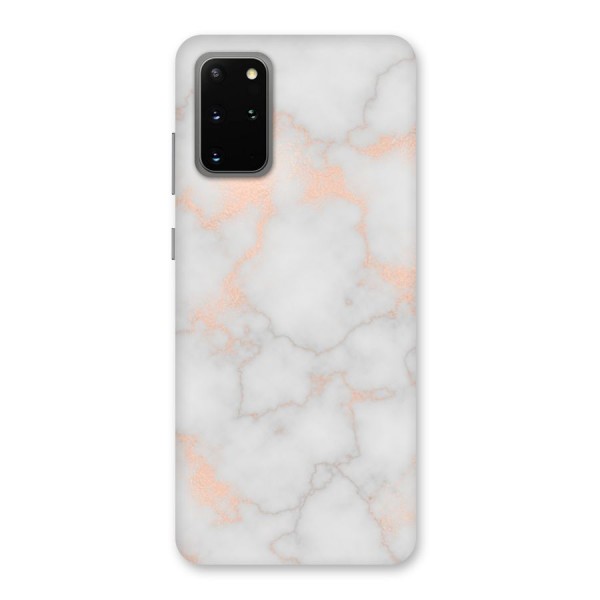 RoseGold Marble Back Case for Galaxy S20 Plus