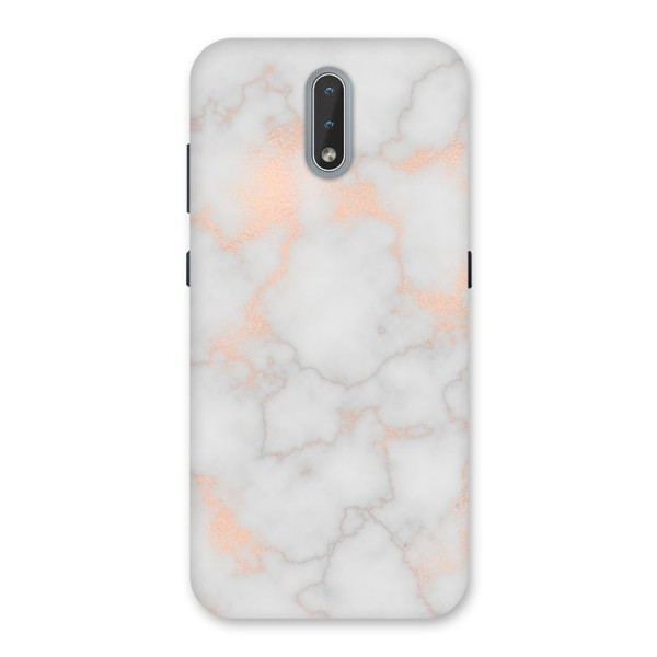 RoseGold Marble Back Case for Nokia 2.3