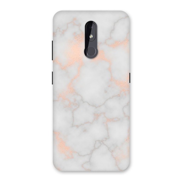 RoseGold Marble Back Case for Nokia 3.2