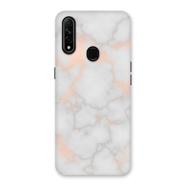 RoseGold Marble Back Case for Oppo A31