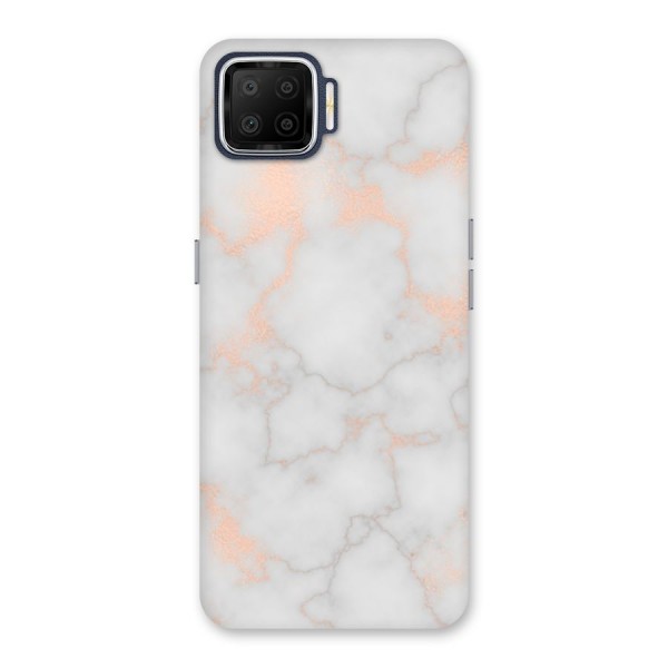 RoseGold Marble Back Case for Oppo F17