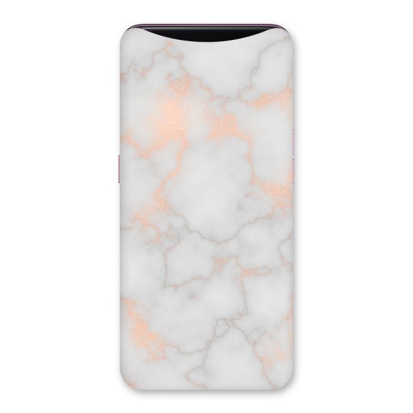 RoseGold Marble Back Case for Oppo Find X