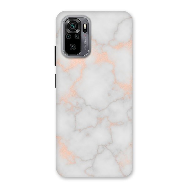 RoseGold Marble Back Case for Redmi Note 10