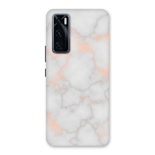 RoseGold Marble Back Case for Vivo V20 SE