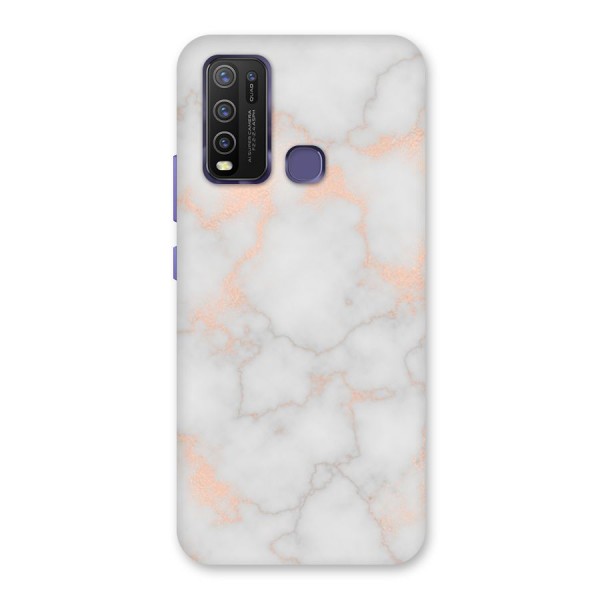 RoseGold Marble Back Case for Vivo Y30