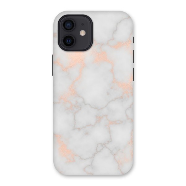 RoseGold Marble Back Case for iPhone 12