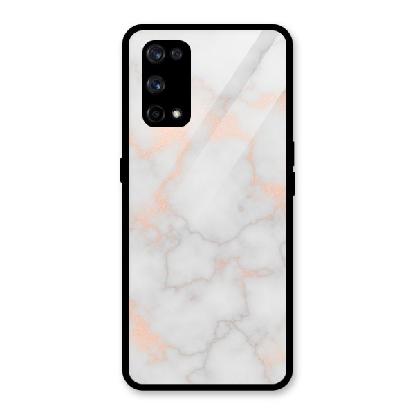 RoseGold Marble Glass Back Case for Realme X7 Pro