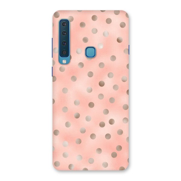 RoseGold Polka Dots Back Case for Galaxy A9 (2018)