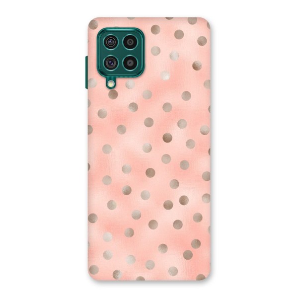 RoseGold Polka Dots Back Case for Galaxy F62