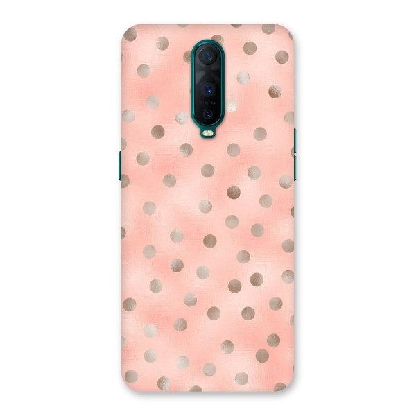 RoseGold Polka Dots Back Case for Oppo R17 Pro