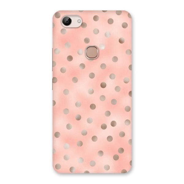 RoseGold Polka Dots Back Case for Vivo Y83