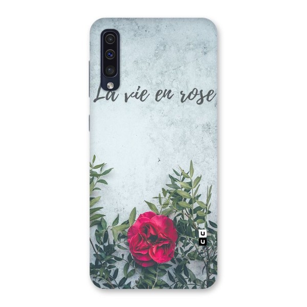 Rose Life Back Case for Galaxy A50