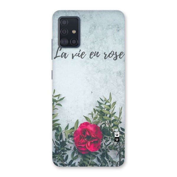 Rose Life Back Case for Galaxy A51